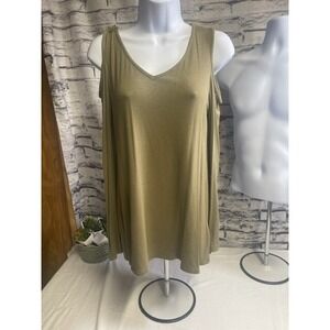 Women's Bobeau‎ Long Sleeve Open Shoulder Blouse Size Small